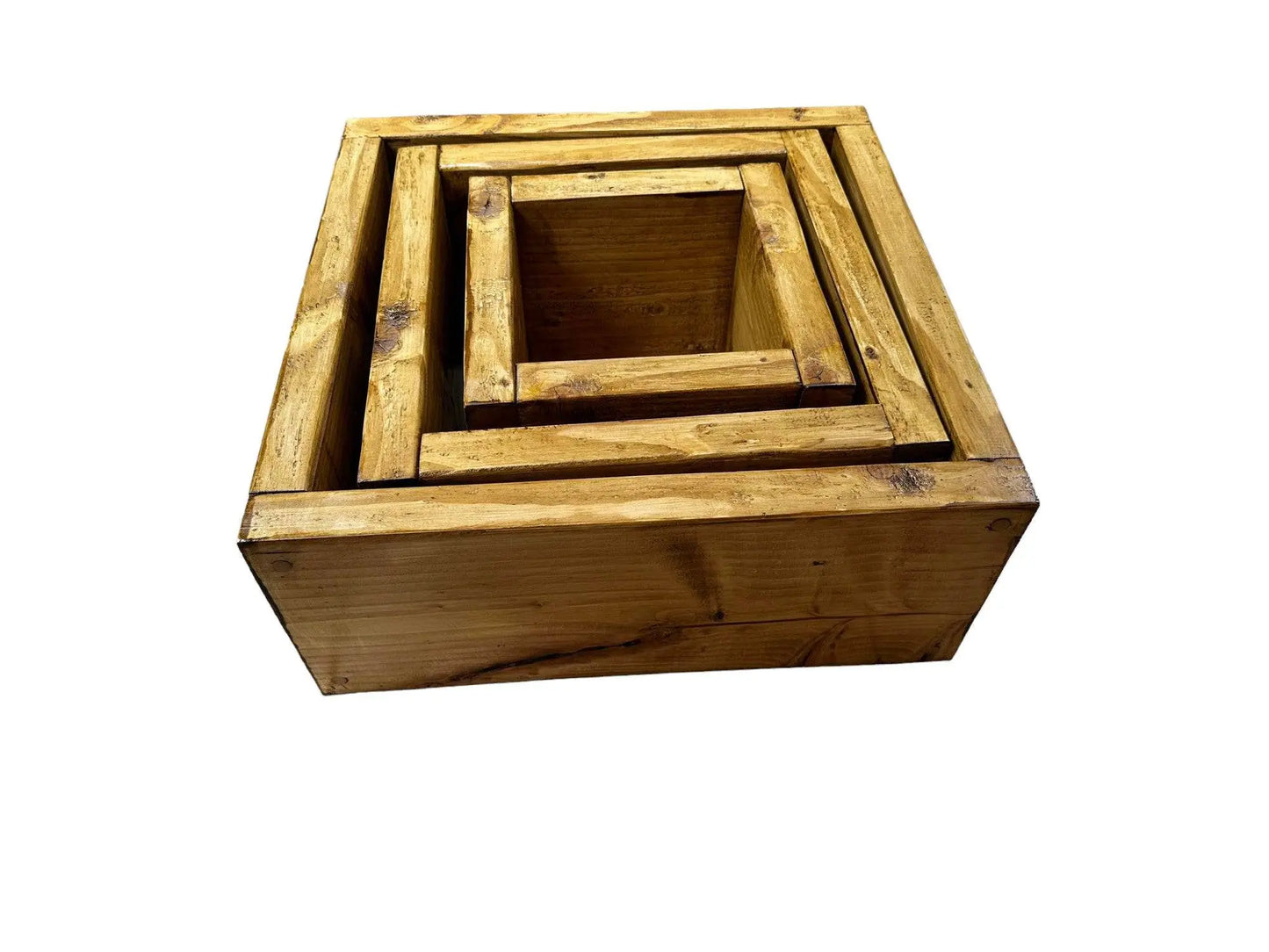 Handmade Cube Nesting Tables - Central Handmade Crafts 